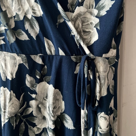 FLORAL WRAP DRESS - Picture 3 of 6